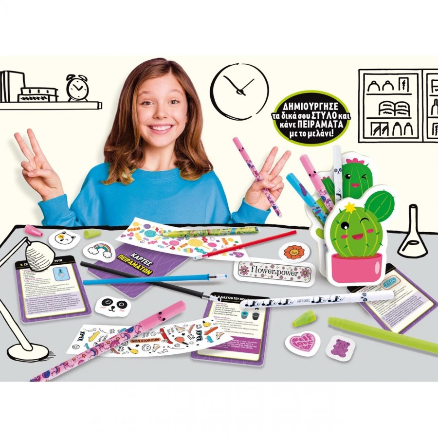 Real Fun Toys Εργαστήριο Στυλό Γράψε-Σβήσε (RF107988) Real Fun Toys Εργαστήριο Στυλό Γράψε-Σβήσε (RF107988)