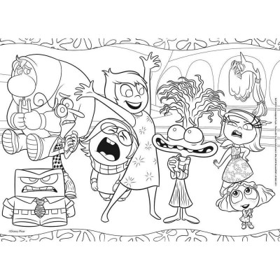 Real Fun Toys Παζλ Διπλής Όψης 48 Κομματιών - Inside Out 2 (RF109791)