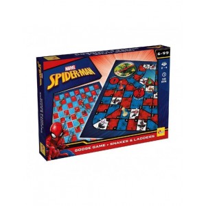 Real Fun Toys Επιτραπέζιο Spiderman Game Of The Goose and Snake And Ladders (RF113279)