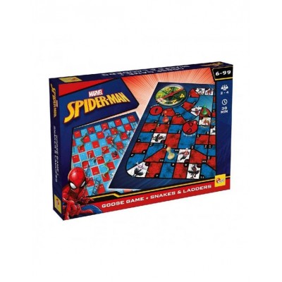 Real Fun Toys Επιτραπέζιο Spiderman Game Of The Goose and Snake And Ladders (RF113279)