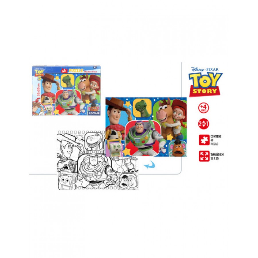 Real Fun Toys Παζλ Διπλής Όψης 48 Κομματιών - Toy Story 5 (RF116782) Real Fun Toys Παζλ Διπλής Όψης 48 Κομματιών - Toy Story 5 (RF116782)