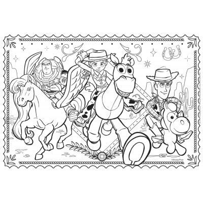 Real Fun Toys Παζλ Διπλής Όψης 60 Κομματιών - Toy Story 5 (RF116805)