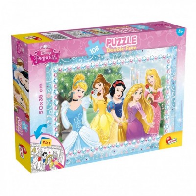 Real Fun Toys Παζλ Διπλής Όψης 108 Κομματιών - Princess (RF47963)