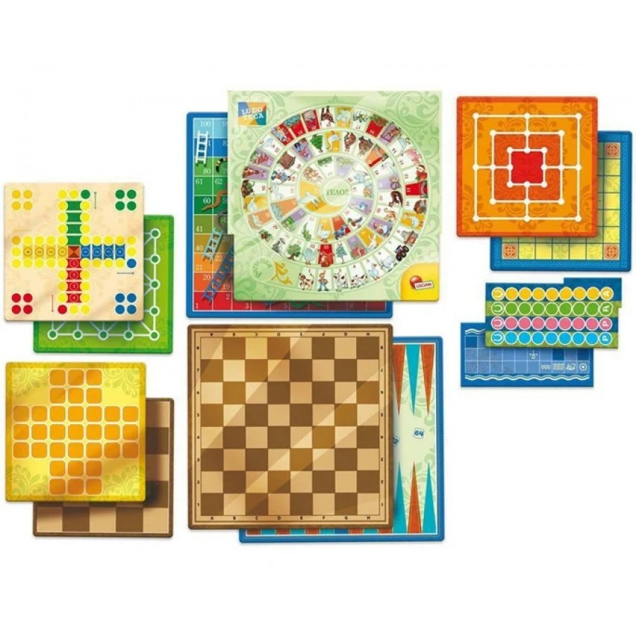 Real Fun Toys Επιτραπέζιο Σούπερ Συλλογή Επιτραπέζιων 60 Παιχνίδια (RF57023)