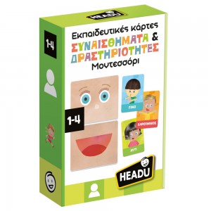 Headu Εκπαιδευτικές Κάρτες Συναισθήματα και Δραστηριότητες Montessori (RF63811)