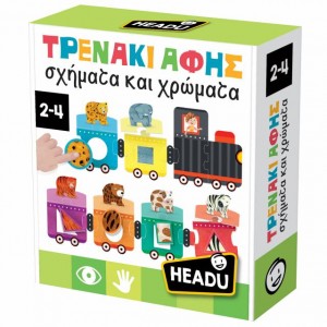 Headu Τρενάκι Αφής Σχήματα και Χρώματα (RF63859)