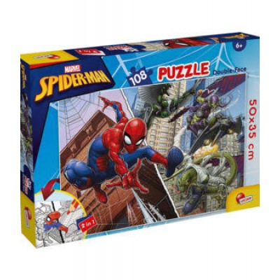 Real Fun Toys Παζλ Διπλής Όψης 108 Κομματιών - Spiderman (RF99702)