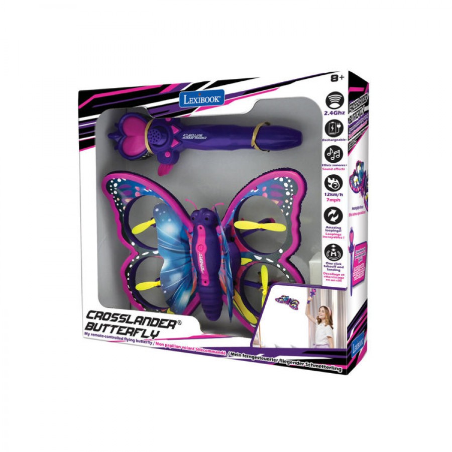 Real Fun Toys Drone Πεταλούδα Με Φώτα, Ήχους και 3 Ταχύτητες (RFRCBUT)