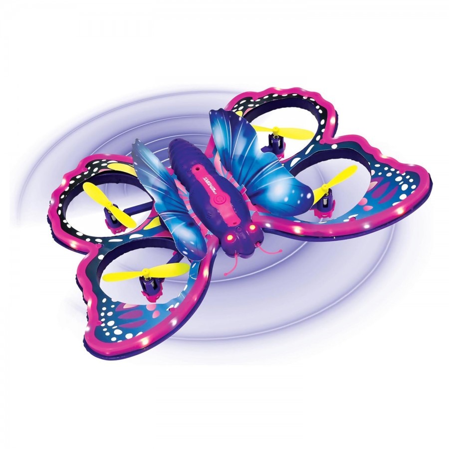 Real Fun Toys Drone Πεταλούδα Με Φώτα, Ήχους και 3 Ταχύτητες (RFRCBUT)