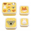 A little lovely company Σετ 4 δοχεία φαγητού Lunch & Snack Box Animal Friends (SBSEAF81)