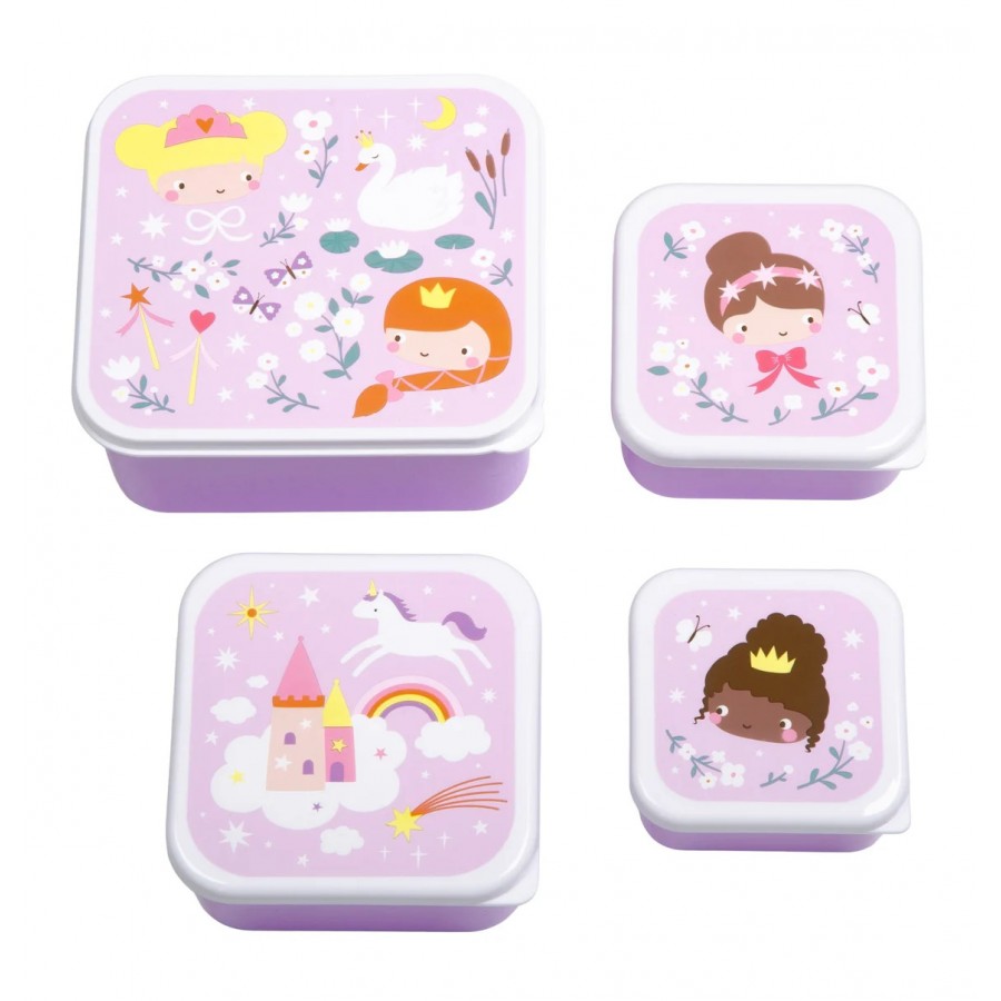 A little lovely company Σετ 4 δοχεία φαγητού Lunch & Snack Box Princesses (SBSEPR85) A little lovely company Σετ 4 δοχεία φαγητού Lunch & Snack Box Princesses (SBSEPR85)