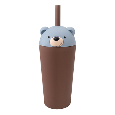 Asobu  Παγούρι Ανοξείδωτο με Καλαμάκι Tumbler Bear (SBV54-BEAR)