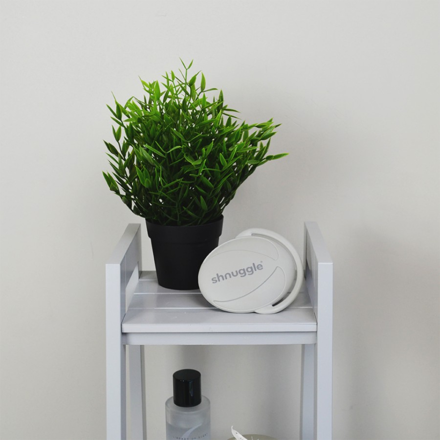 Shnuggle Αντιβακτηριδιακή βούρτσα μπάνιου από σιλικόνη Γκρι (SHN-BRSH-GRY)