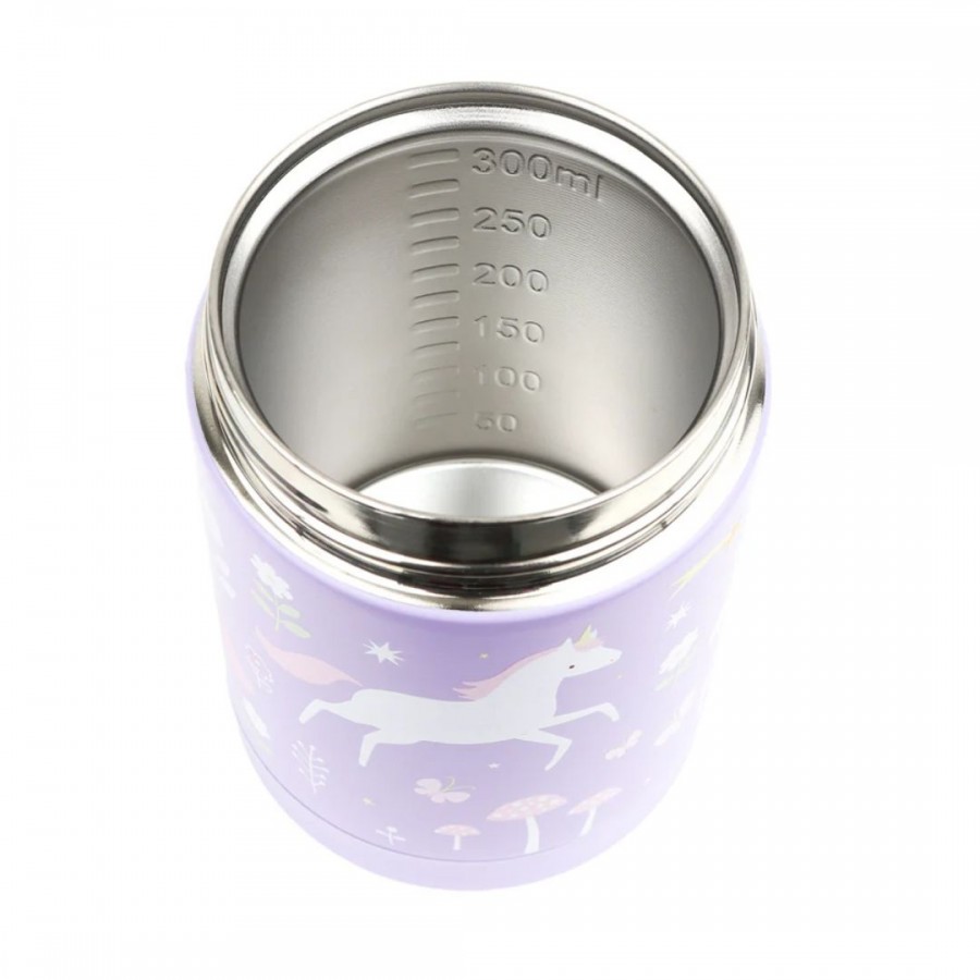 A little lovely company: Θερμός φαγητού από ανοξείδωτο ατσάλι 300ml Unicorn Dreams (SSFJUD02)