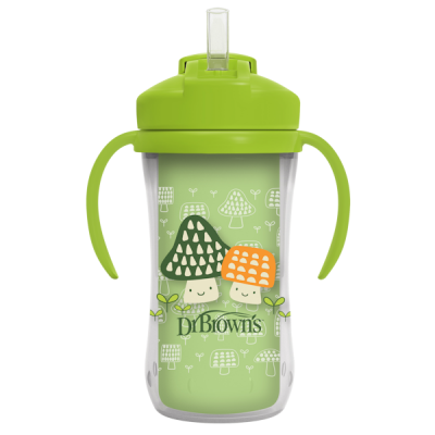 Dr. Brown's Κύπελλο Θερμός 300 ml με Καλαμάκι & Λαβές 12m+ Πράσινο (TC01203) Dr. Brown's Κύπελλο Θερμός 300 ml με Καλαμάκι & Λαβές 12m+ Πράσινο (TC01203)