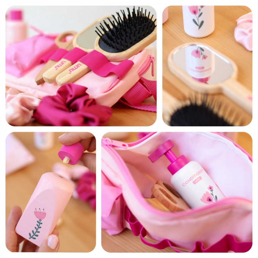 Umu Ξύλινο Σετ Κομμωτηρίου: Μικρή Κυρία (UMU1364)