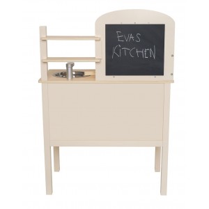 Jabadabado: Ξύλινη παιδική κουζίνα με κατσαρολικά Cream (JB-W7251) Jabadabado: Ξύλινη παιδική κουζίνα με κατσαρολικά Cream (JB-W7251)