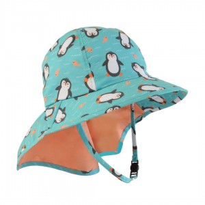 Zoocchini Cape Sunhat UPF50 Penguine (ZOO15058) Zoocchini Cape Sunhat UPF50 Penguine (ZOO15058)