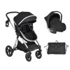 Cangaroo Καρότσι 3in1 Alina Black onyx (3801005100040) Cangaroo Καρότσι 3in1 Alina Black onyx (3801005100040)