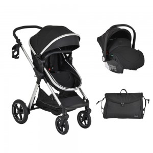 Cangaroo Καρότσι 3in1 Alina Black onyx (3801005100040) Cangaroo Καρότσι 3in1 Alina Black onyx (3801005100040)