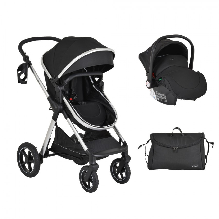Cangaroo Καρότσι 3in1 Alina Black onyx (3801005100040) Cangaroo Καρότσι 3in1 Alina Black onyx (3801005100040)