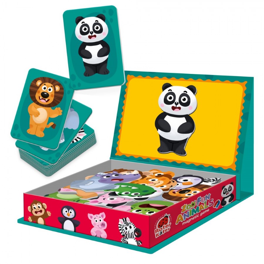 Roter Kafer Μαγνητικό Παιχνίδι – Zoo fun animals (RK2030-06)