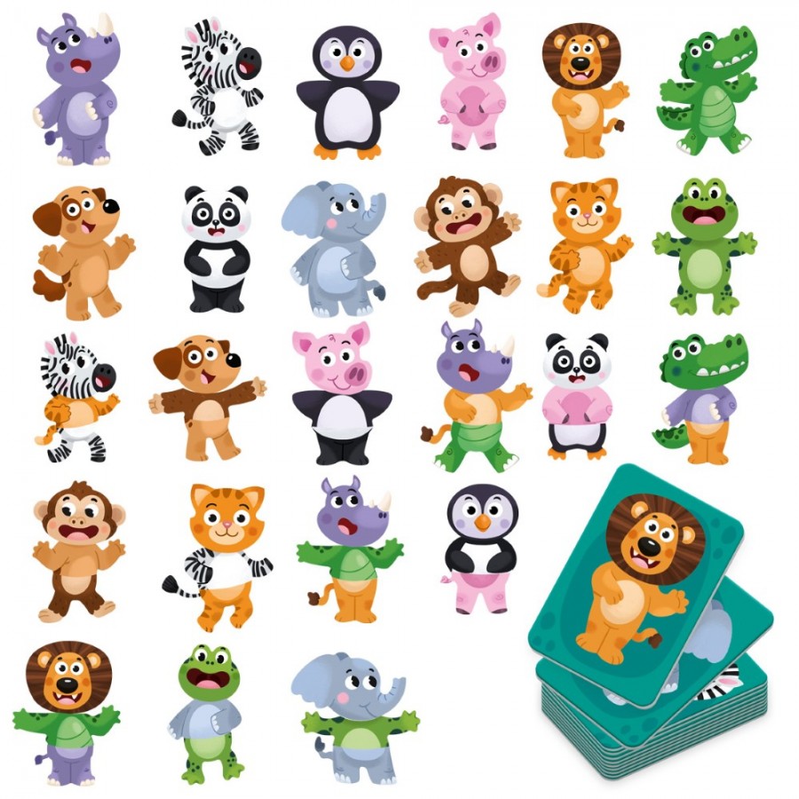 Roter Kafer Μαγνητικό Παιχνίδι – Zoo fun animals (RK2030-06)