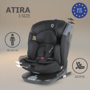 Coccolle Κάθισμα Αυτοκινήτου Atira i-SIZE 40-150cm Diamond Black (324085760)