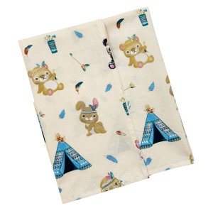 Bunnybebe Πάνα χασέ εμπριμέ (80×80), Boho (780-BOHO) Bunnybebe Πάνα χασέ εμπριμέ (80×80), Boho (780-BOHO)