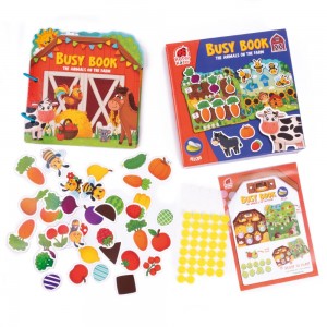 Roter Kafer Busy Book με Velcro Ζωάκια στη φάρμα (RK1170-02)