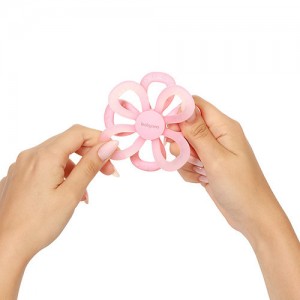 BabyOno: Μασητικό από μαλακή σιλικόνη - Flower Pink (BN1596/01) BabyOno: Μασητικό από μαλακή σιλικόνη - Flower Pink (BN1596/01)