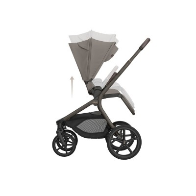 Kikkaboo Goya 5-1 σύστημα μεταφοράς platinum (καρότσι, πορτ μπεμπέ, κάθισμα 40-87, κάθισμα 40-105, βάση isofix) Mocca (10010201705)