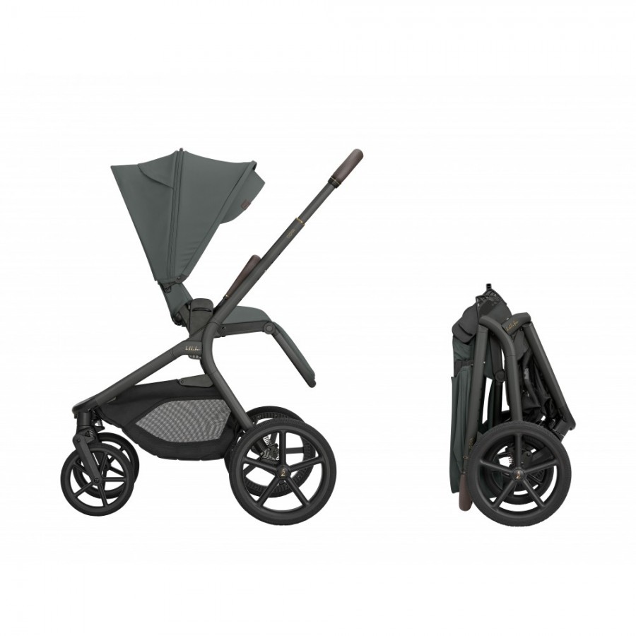 Kikkaboo Goya 5-1 σύστημα μεταφοράς platinum (καρότσι, πορτ μπεμπέ, κάθισμα 40-87, κάθισμα 40-105, βάση isofix) Olive (10010201725)