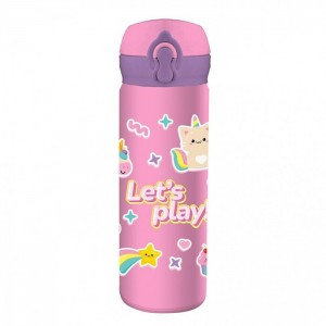 Must Θερμός παιδικό 500ml Ανοξείδωτο με καλαμάκι Lets Play (000587463)
