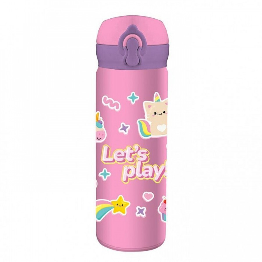 Must Θερμός παιδικό 500ml Ανοξείδωτο με καλαμάκι Lets Play (000587463)