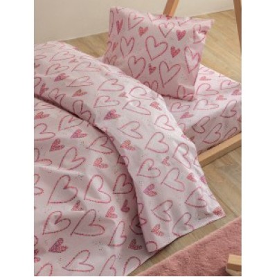 Palamaiki Home Σεντόνια Σετ 3 Τεμαχίων με Λάστιχο για Μονό Κρεββάτι Heaty (MK773)