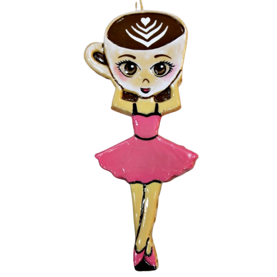 Πασχαλινή λαμπάδα Πλακέτα Brainrot Μπαλαρίνα Καπουτσινα 23,5 x 9,2cm (001602)