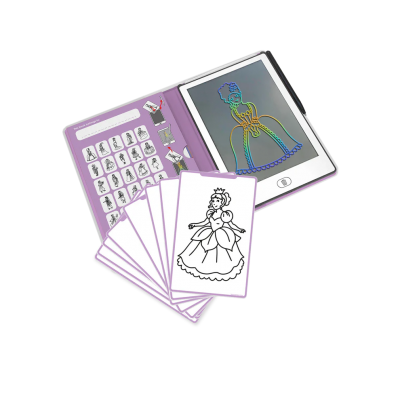 Kidywolf Tablet ζωγραφικής με οθόνη LCD (30 κάρτες) - Princess (KDW-182457)