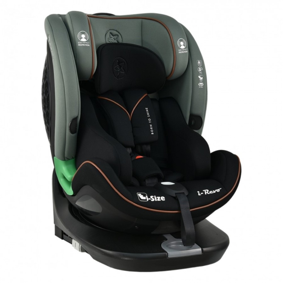 Bebestars Κάθισμα Αυτοκινήτου I-Revo Isofix i-Size 360° Olive ( 906-176)