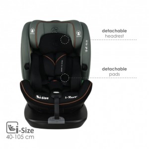Bebestars Κάθισμα Αυτοκινήτου I-Revo Isofix i-Size 360° Olive ( 906-176) Bebestars Κάθισμα Αυτοκινήτου I-Revo Isofix i-Size 360° Olive ( 906-176)