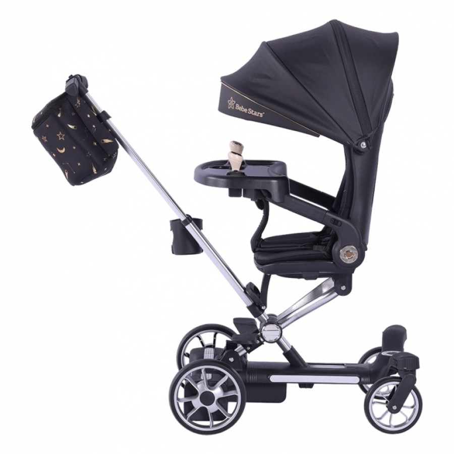 Bebestars Καρότσι Ηλεκτρικό Smart Ride Black (185-188)