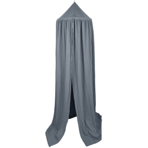 Babystar Υφασμάτινη κουνουπιέρα οροφής από διπλή γάζα Γκρι Σκούρο (7210.ΓΚ.ΣΚ.S)