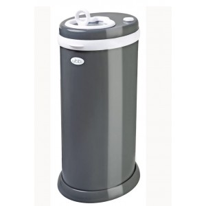 Ubbi: Κάδος για πάνες από ατσάλι με κλειδαριά ασφαλείας- Slate (UB-10030)