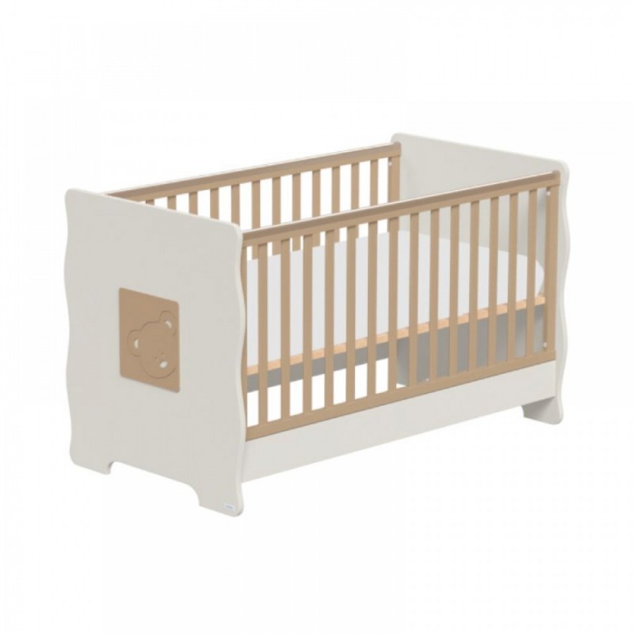 Βρεφική Κούνια Casa baby Winnie μετατρεπόμενη σε βρεφικό κρεββάτι Ecru (590221)
