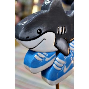 Πασχαλινή λαμπάδα Πλακέτα Brainrot Τραλαλερο Τραλαλα 14,5 x 14cm (001602)