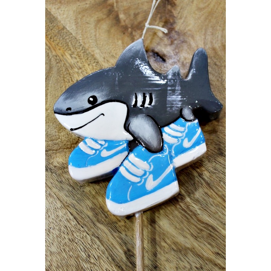 Πασχαλινή λαμπάδα Πλακέτα Brainrot Τραλαλερο Τραλαλα 14,5 x 14cm (001602)