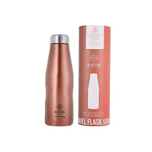 Estia θερμός Travel Flask Save The Aegean 500ml Rose Gold (01-7836) Estia θερμός Travel Flask Save The Aegean 500ml Rose Gold (01-7836)