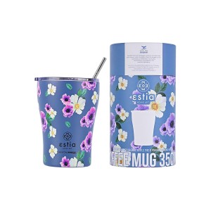 Estia θερμός Coffee Mug 350ml Garden Blue (01-16883) Estia θερμός Coffee Mug 350ml Garden Blue (01-16883)