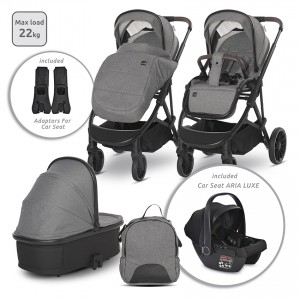 Lorelli Bertoni Σύστημα Mετακίνησης 3 σε 1 Aria Grey (10021772325C) Lorelli Bertoni Σύστημα Mετακίνησης 3 σε 1 Aria Grey (10021772325C)