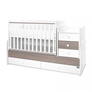 Μετατρεπόμενο Κρεββάτι Lorelli Bertoni Maxi Plus Trio White-Caffe (10150580042P) Μετατρεπόμενο Κρεββάτι Lorelli Bertoni Maxi Plus Trio White-Caffe (10150580042P)